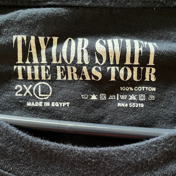 Taylor Swift Blue and White Long Sleeve Tour Tee - Picture 2 of 5